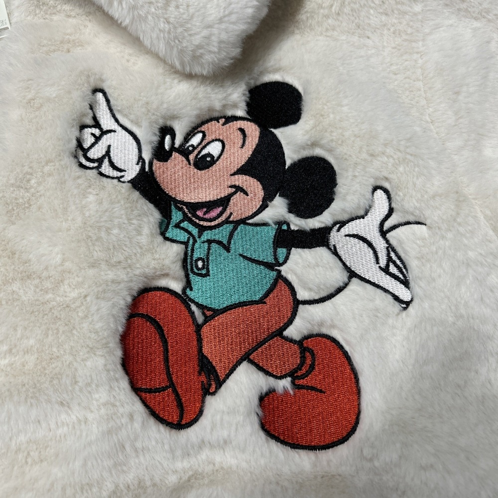 Women's Disney Mickey & Friends Plush Faux Fur Full-Zip Jacket Plus Sz 1X RARE - Picture 13 of 16